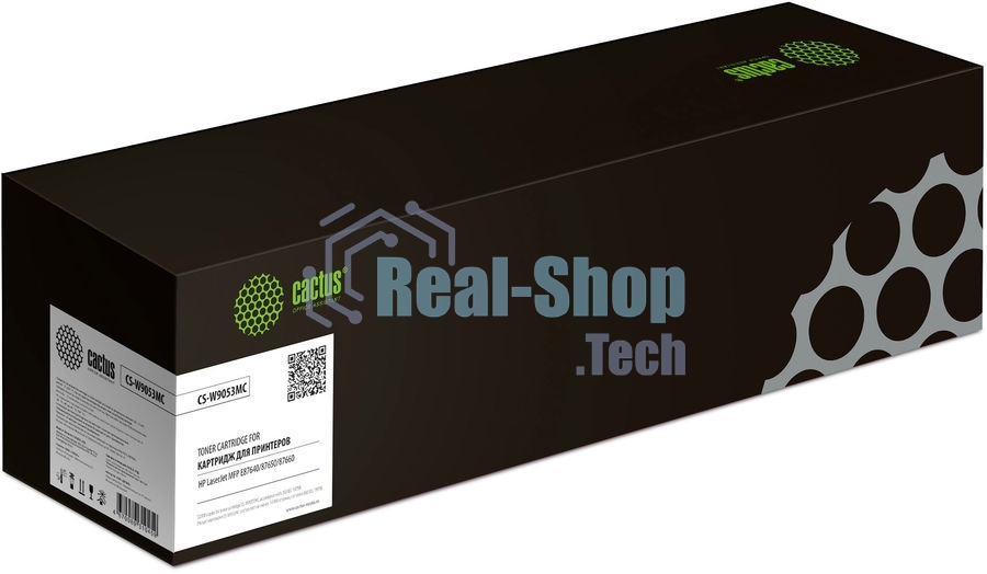 Картридж лазерный Cactus CS-W9053MC W9053MC пурпурный (52000 стр.) для HP LJ MFP E87640/87650/87660
