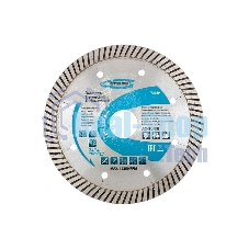 Диск алмазный Gross 73029 ф125x22,2 мм, турбо с лазерной перфорацией, сухое резание