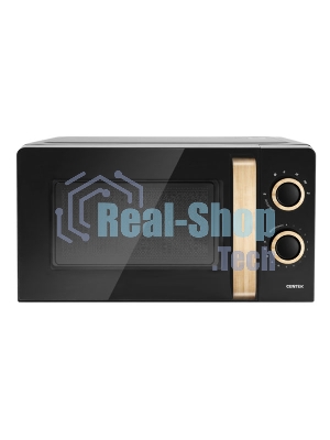 Микроволновая печь Centek CT-1559 черный, 20 л, 700 Вт, поворотный механизм