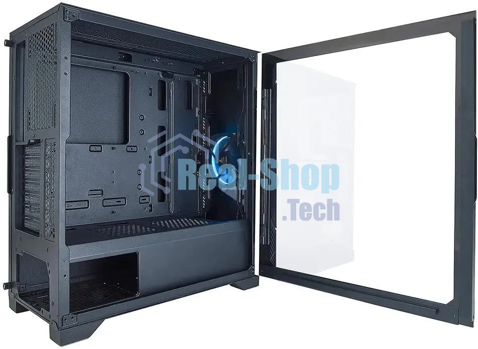 Компьютерный корпус Azza Eclipse черный без БП ATX 9x120мм 5x140мм 2xUSB 2.0 1xUSB 3.0 audio bott PSU