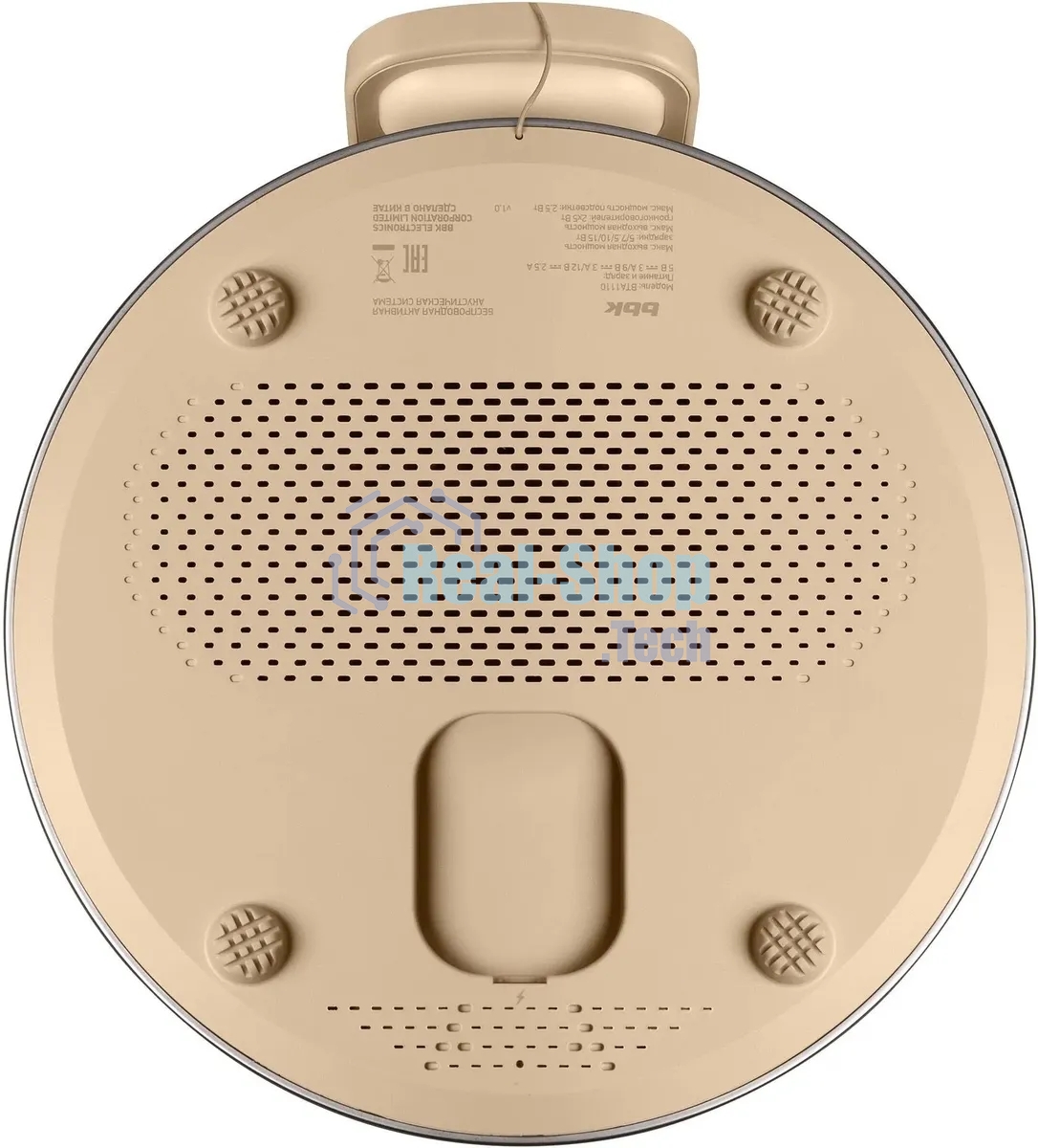 Портативная колонка BBK BTA1110 золотистый 10W 2.0 BT 10м 1800mAh