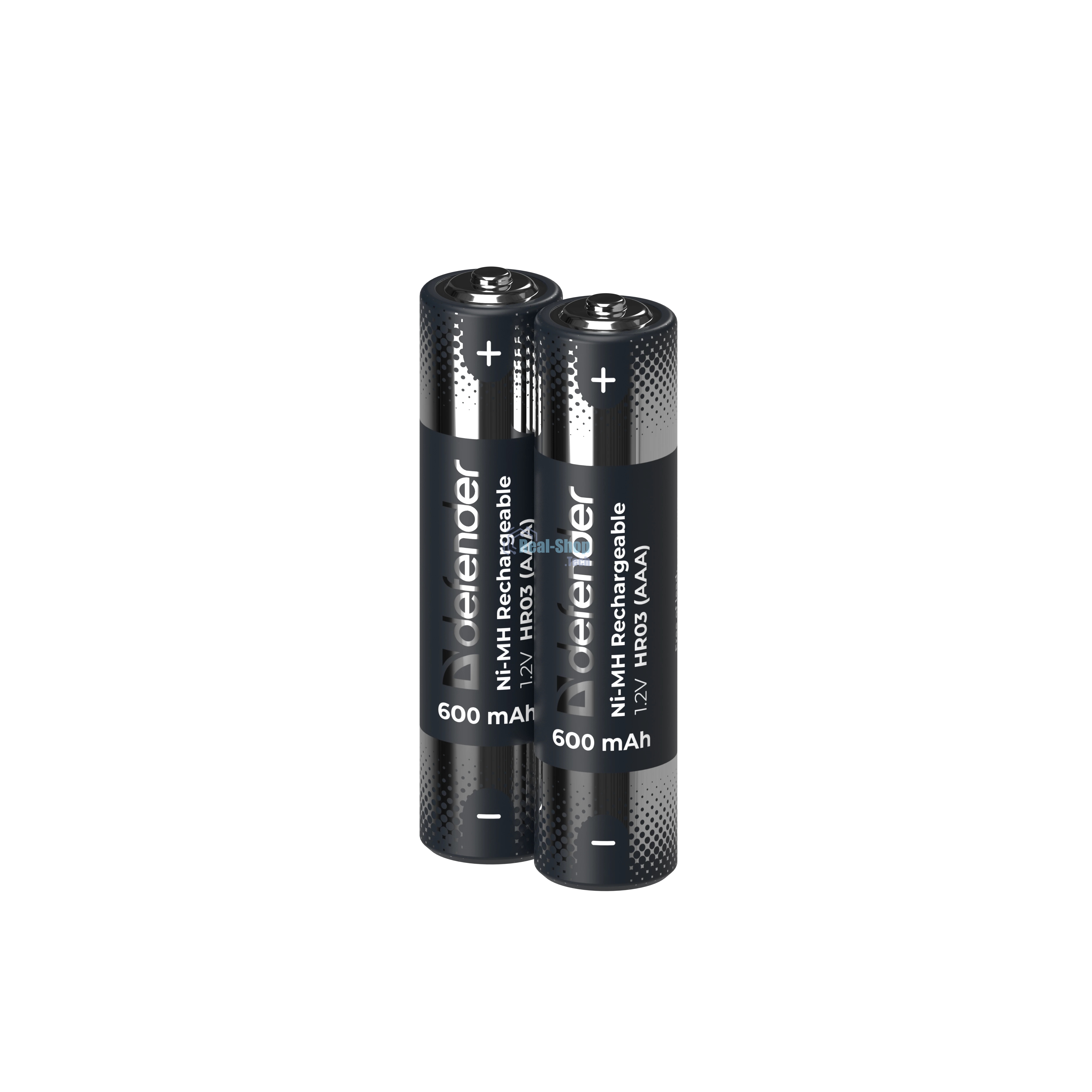 Аккумуляторная батарея Defender HR03-2BL 600 mAh ААА, Ni-MH, блистер, 2 шт.