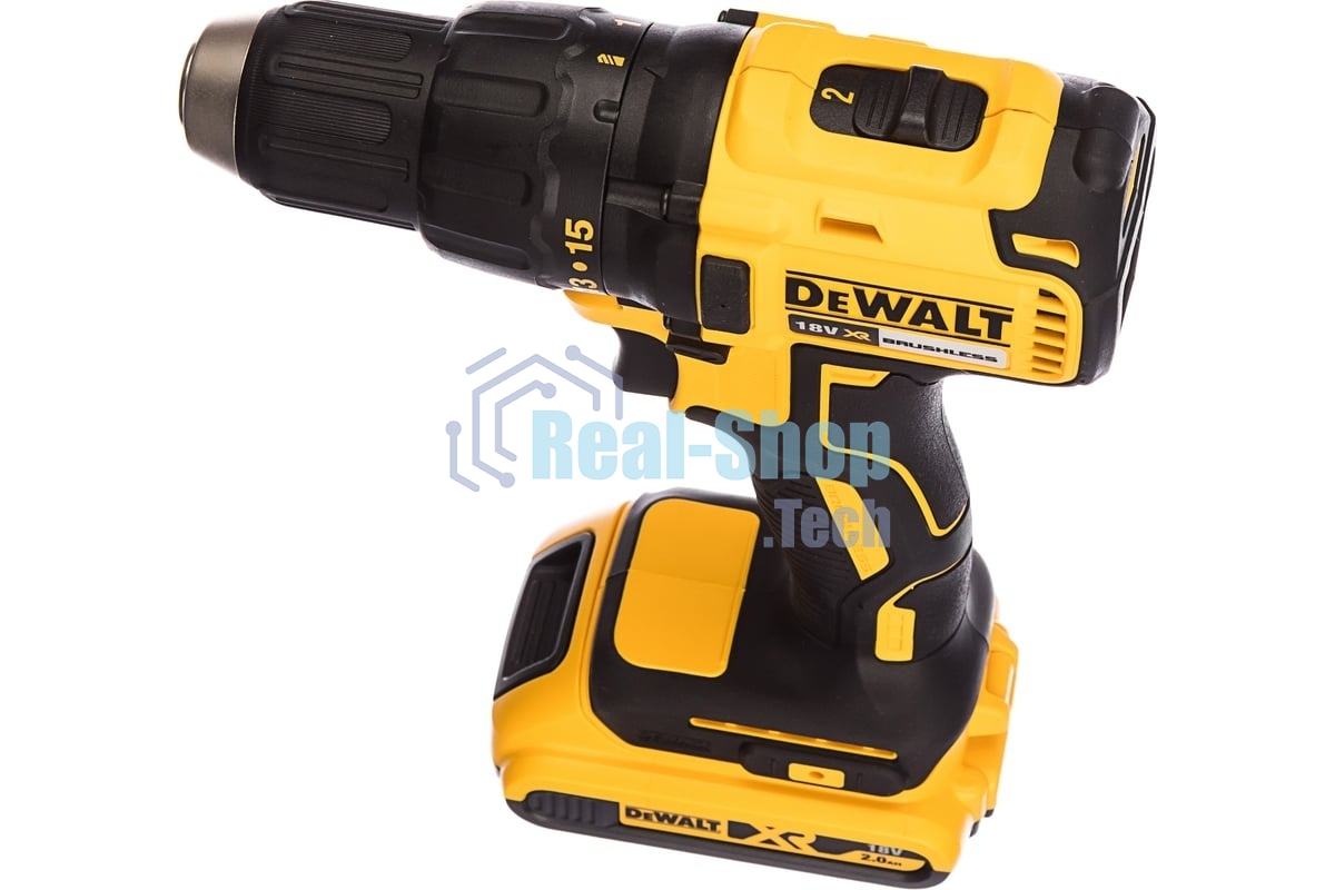 Аккумуляторная безударная бесщеточная дрель - шуруповерт XR DeWalt DCD777D2T-QW