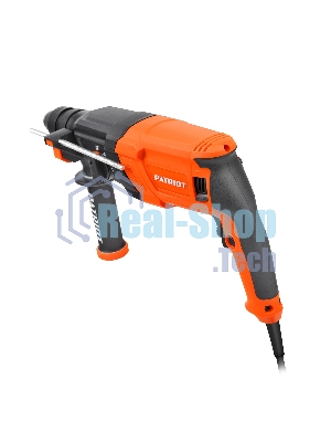 Перфоратор Patriot RH 243Q, SDS+, мощность 770 Вт, 2.6 Дж, 3 режима работы, быстросменный патрон QCC, макс.диаметр 24мм, глубиномер, кейс