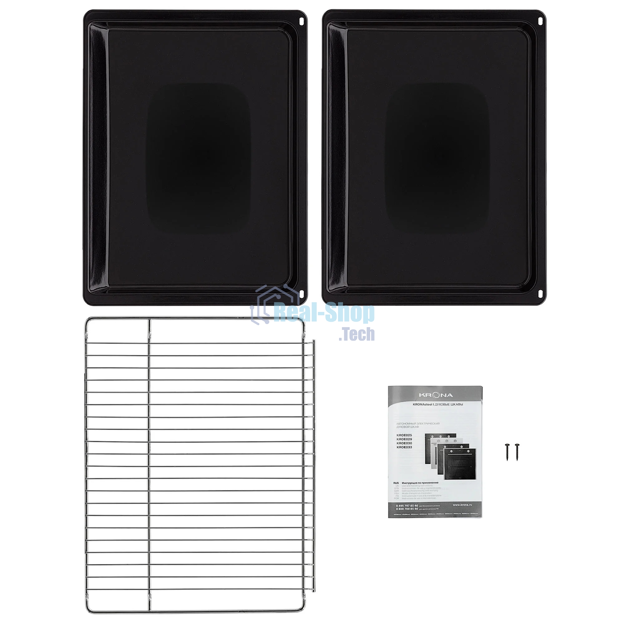 Духовой шкаф Электрический Krona BIRNE 60 WH белый