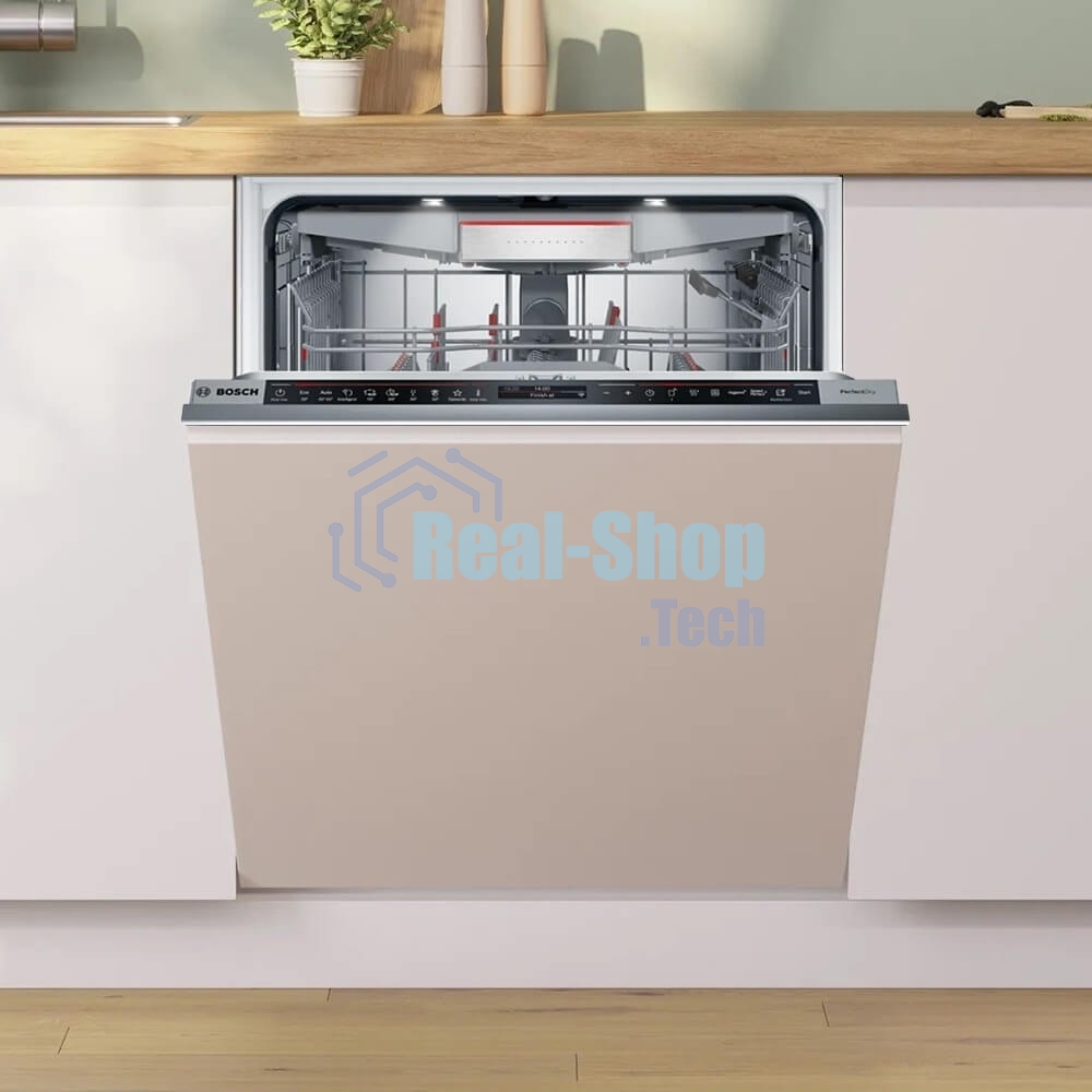 Встраиваемая посудомоечная машина Bosch SMD8TCX04E, нержавеющая сталь, 59.8 см, 14 компл., 42 дБ, класс A