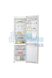 Холодильник Samsung RB37A5200EL/WT бежевый двухкамерный 269/118 л морозилка снизу