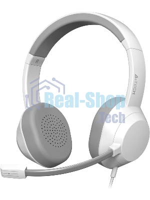 Гарнитура A4Tech Fstyler FH150U белый/серый, проводная