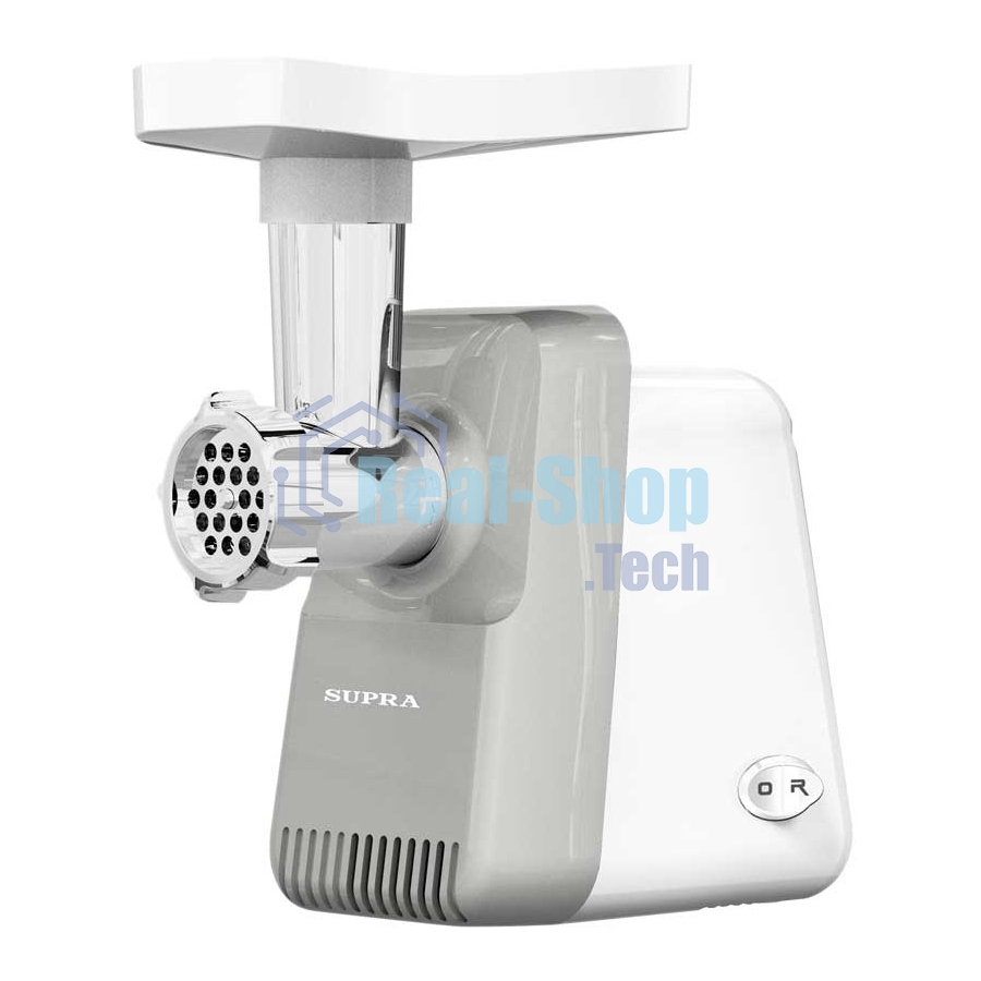 Мясорубка электрическая SUPRA MGS-2004 (Мощность: 2000 Вт. Реверс. 2 решетки для средней и крупной рубки. Пластиковый лоток.)