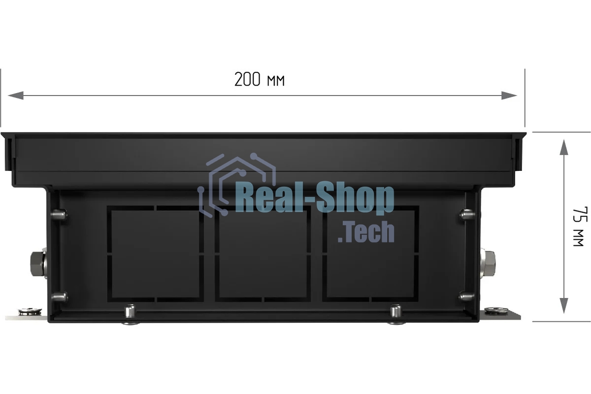 Конвектор внутрипольный Royal Thermo ATRIUM-75/200/1000-DG-U-NA