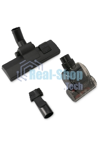 Пылесос Hyundai HYV-C3370 белый/красный, 380/2400 Вт, уборка сухая, пылесборник контейнер 3.5 л