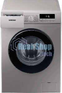 Стиральная машина Samsung WW80T3040BS/LP серебристый, загрузка фронтальная 8 кг, 1400 об/мин, класс: A