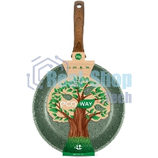 Сковорода НМП ECO WAY EW126, 26 см, зеленый