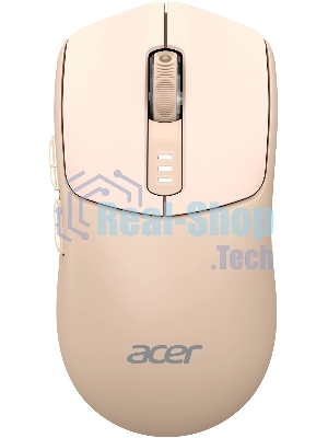 Мышь беспроводная Acer OMR312 розовый, 3200 dpi, радиоканал, Bluetooth, USB, кнопки - 5
