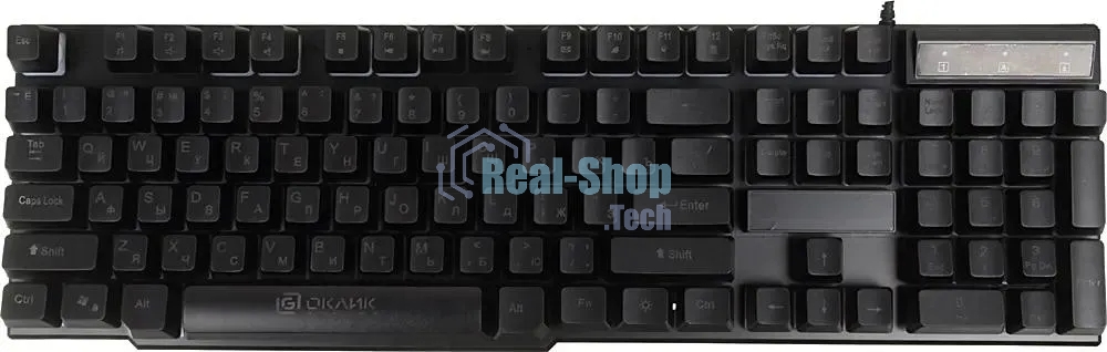 Клавиатура проводная Oklick 780G SLAYER, USB, черный