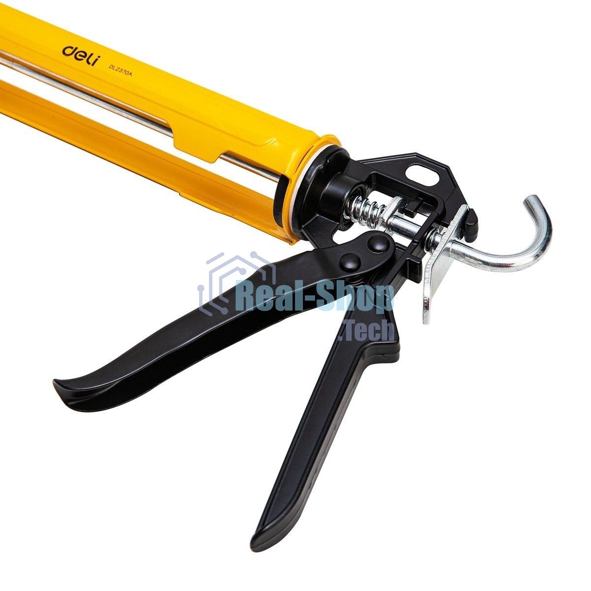 Пистолет для герметика Deli DL2370A Размер: 10 дюймов/250 мм. Сталь А3 + алюминий.