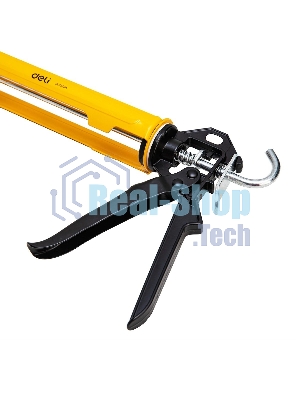 Пистолет для герметика Deli DL2370A Размер: 10 дюймов/250 мм. Сталь А3 + алюминий.