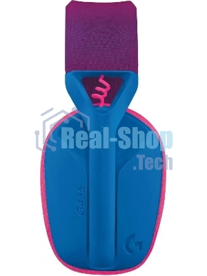 Гарнитура Logitech G435 синий/розовый, беспроводная, Bluetooth/USB, до 18 ч