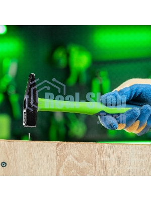 Молоток слесарный Сибртех 200 г, фибергласовая обрезиненная рукоятка