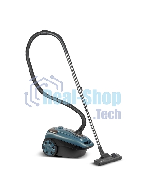 Пылесос Eurostek EVC-3515 синий, 500/2800 Вт, уборка сухая, пылесборник мешок 3,5 л