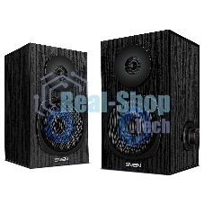 Акустическая система 2.0 SVEN SPS-576 черные (2x4W, Bluetooth, дерево)