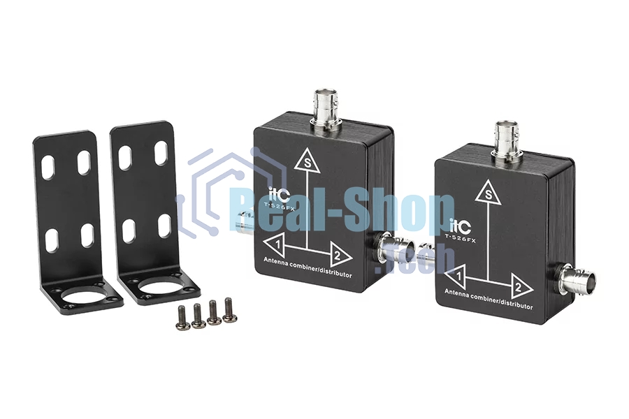 Комбайнер T-526FX ITC, антенный 2:1, всенаправленная инсталляционная широкополосная (180 градусов), совместимы только с антенной дистрибуцией серии T-526, в комплекте 2 штуки, цена указана за комплект