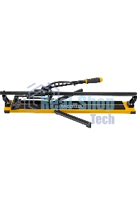 Плиткорез рельсовый Denzel 800х16мм, каретка на подш., стальная станина, усил. рукоятка-пенал