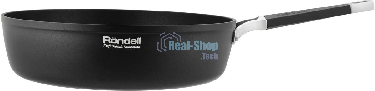 Сотейник Rondell Stolz RDA-1770, 28 см, без крышки, серый