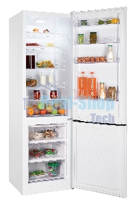 Холодильник Nordfrost NRB 134 W белый двухкамерный 238/100л морозилка снизу, капельная система