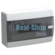 Корпус пластиковый IEK UNION Compact ЩРН-П-12 IP41 черная прозрачная дверь (UIC-KP12-N-12-41-K01)