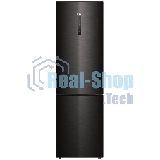 Холодильник Haier C4F740CBXGU1 черный двухкамерный 286/115л морозилка снизу, No Frost