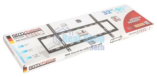 Кронштейн Arm media STEEL-1 new черный, настенный, 32