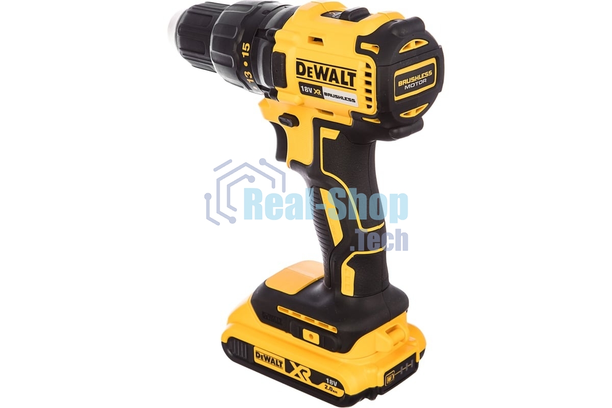 Аккумуляторная безударная бесщеточная дрель - шуруповерт XR DeWalt DCD777D2T-QW