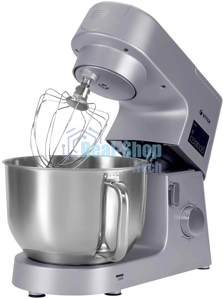 Миксер планетарный Vitek VT-PM0550 2000Вт серебристый