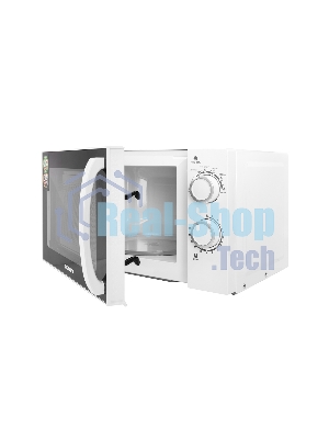 Микроволновая печь Kraft KF20MW7W-102M белый, 20 л, 700 Вт, переключатели - поворотный механизм