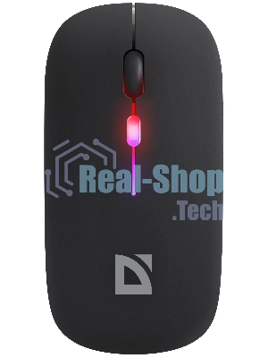 Мышь беспроводная Defender Coda MB-261 черный, 1600 dpi, радиоканал, Bluetooth, USB, кнопки - 4