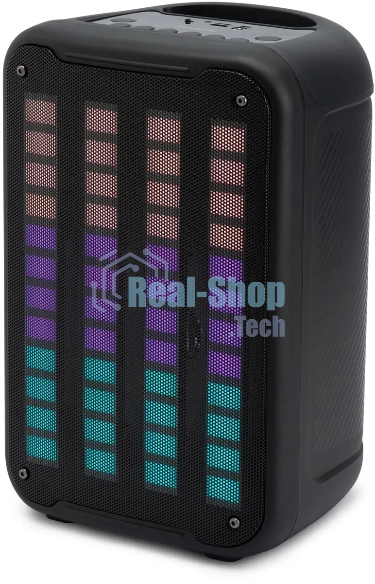 Минисистема Hyundai H-MC1204 черный 10Вт FM USB BT micro SD