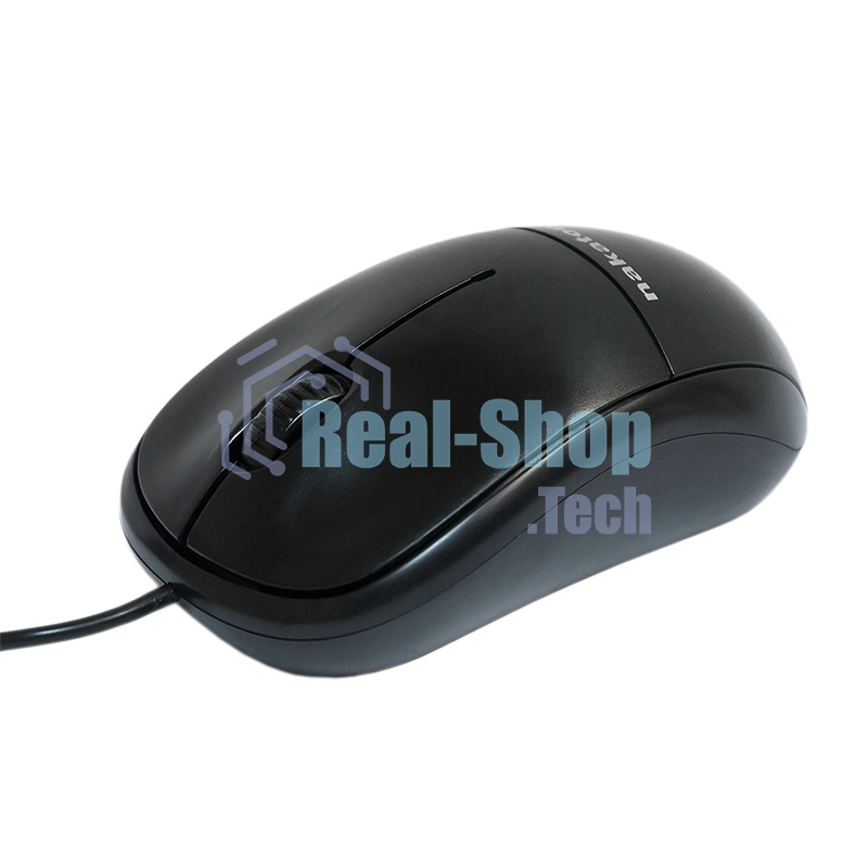 Мышь проводная Nakatomi MON-05U черный, 1000 dpi, USB, кнопки - 3