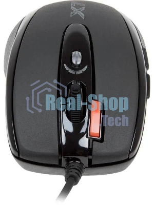 Мышь проводная A4Tech X-718BK черный, 3000 dpi, USB, кнопки - 7