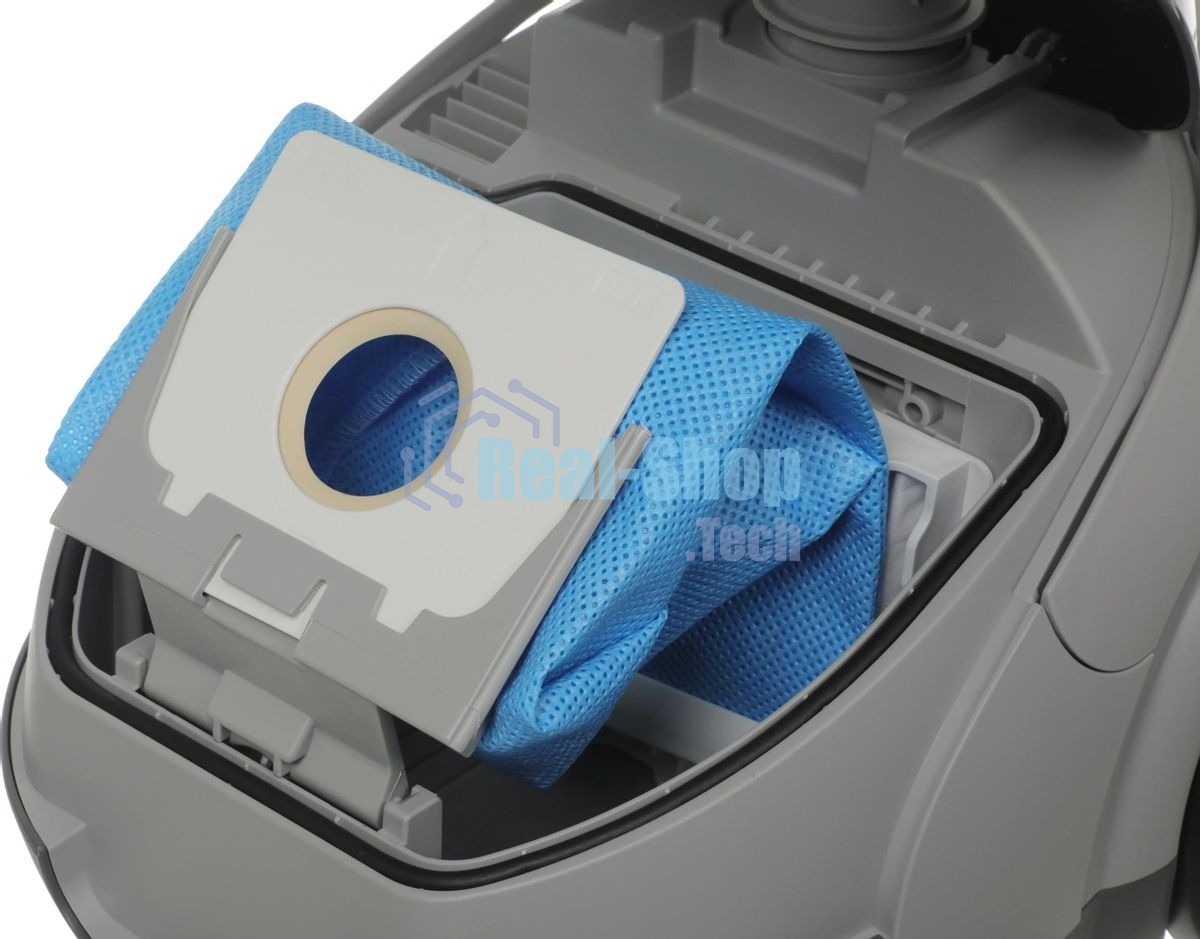 Пылесос Samsung VCC5241S3K/XEV черный/серый, 410/1800 Вт, уборка сухая, пылесборник мешок 2.4 л