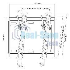 Кронштейн ЖК наклонный 17-43