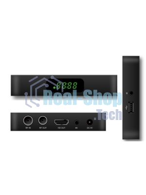 Приставка для цифрового ТВ Cadena CDT-2388S черный, DVB-T2, DVB-T, HDMI, USB 2.0