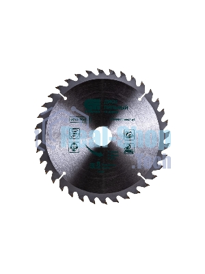 Пильный диск по дереву Сибртех, ф210 х 30 мм, 36 зубьев