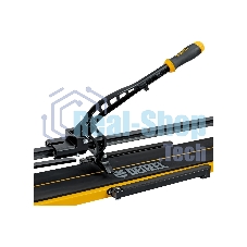 Плиткорез рельсовый Denzel 800х16мм, каретка на подш., стальная станина, усил. рукоятка-пенал