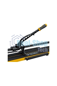 Плиткорез рельсовый Denzel 800х16мм, каретка на подш., стальная станина, усил. рукоятка-пенал