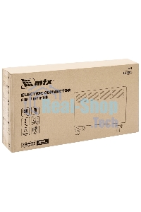 Конвектор MTX КМ-1500.2 белый, 1500 Вт, 20 м2, термостат