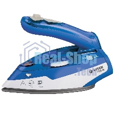 Утюг дорожный Vitek VT-1269 синий/белый, 1100 Вт, 30 гр/мин, 60 мл