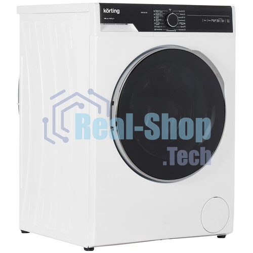 Стирально-сушильная машина Korting KWD 58L1496 белый, загрузка фронтальная 9 кг, 1400 об/мин., класс: А