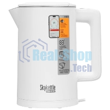 Чайник электрический Redmond SkyKettle KM231S 1.7л, 2200Вт, белый корпус: стекло