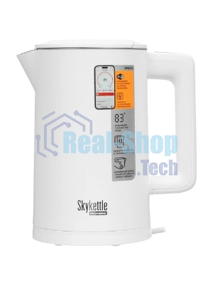 Чайник электрический Redmond SkyKettle KM231S 1.7л, 2200Вт, белый корпус: стекло